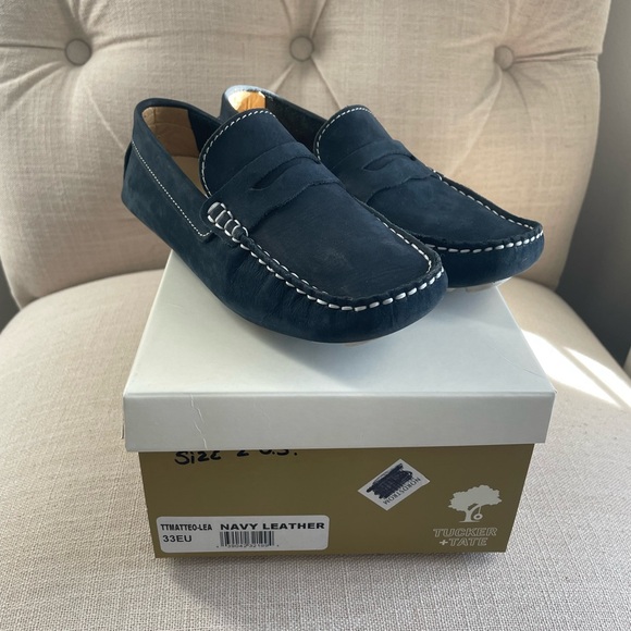 Tucker +Tate Navy Loafers - Picture 2 of 6